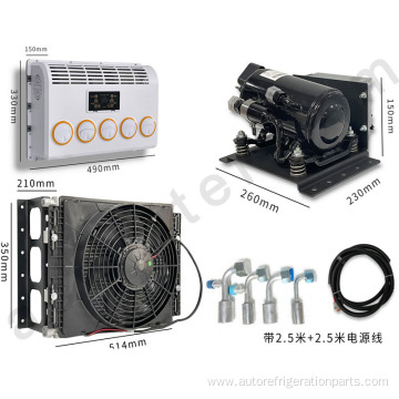 24V Truck Air Conditioner 2200W Cooling Capacity